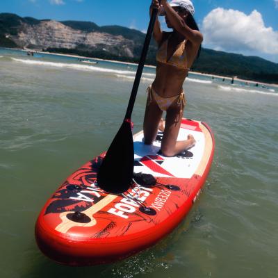 China Yaska ISUPs Unisex Wooden Design Inflatable Paddle Board with Cam Action for sale