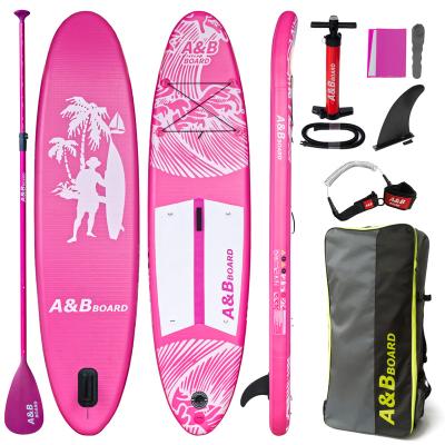 China 2021 Unisex New Design Pink Color Stand Up Paddle Board Inflatable SUP Boards for sale