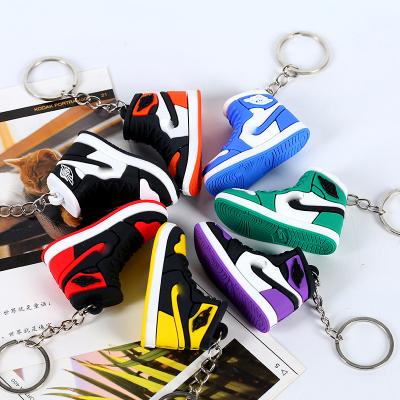 China Souvenir Gifts Promotion Hot Sale Factory Wholesale Custom AJ Metal Key Chain Supplies Fashion Sneaker Cars N1KE Key Chain for sale