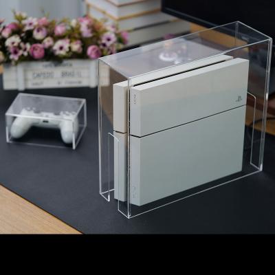 China Simplicity game console ps4controller PS4 game machine dust cover waterproof transparent acrylic cover device for sale