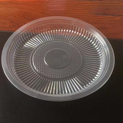 China Minimalist Manufacturer Customized High Quality Round Plastic Disposable Take Out Dishes For Wedding for sale