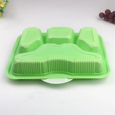 China Heatable High Quality Microwavable Disposable Plastic Food Container Lunch Box Plastic for sale