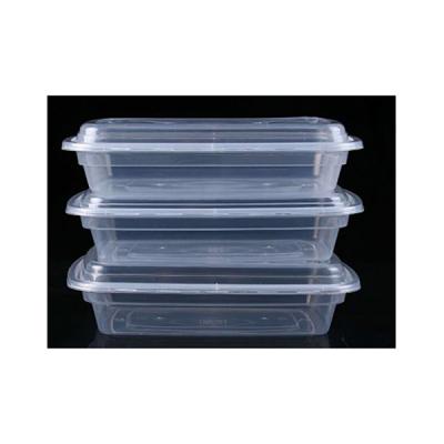 China Rectangular Food Grade 500ml Disposable PP Bowl Bagasse Sugarcane Salad Bowl Bowl for sale