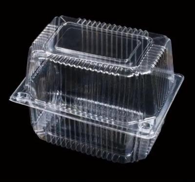 China Disposable custom clear clear transparent box pet mousse cake fruit package plastic cake box for sale