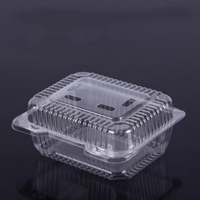 China Manufacturer Customized Disposable Plastic Packaging 500g Fruit And Vegetable Disposable Transparent Box For Supermarket for sale