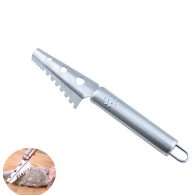 China Sustainable Fish Scraper With Stainless Steel Sawtooth For Fast Scales Peeling for sale