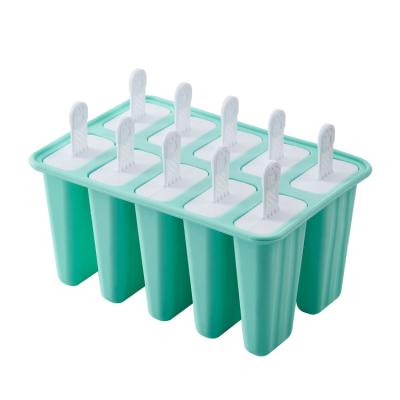 China Sustainable Silicone Popsicle Molds Food Grade BPA Free Frozen Ice Pop Maker for sale