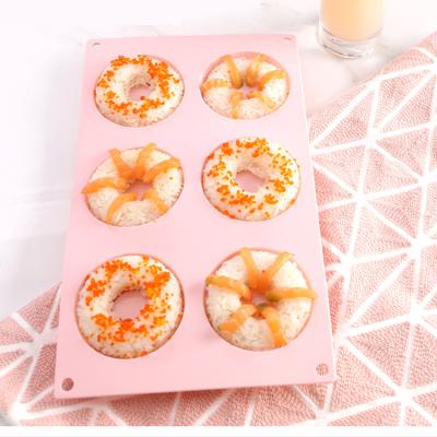 China Amazon Hot Sale Disposable Silicone Cake Molds Silicone Baking Donuts Baking Soap Mold for sale