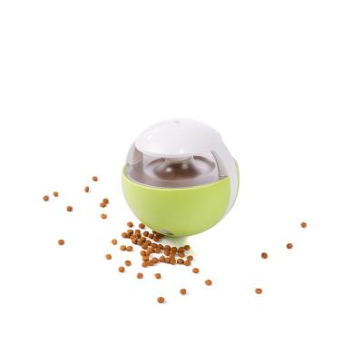 China Sustainable Dispenser Feeder Pet Food Slow Treat Ball Treat Food Interactive Pet Cat Toy For Cats for sale