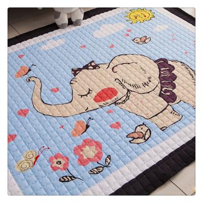 China Soft Toy 145*195cm Cotton Baby Crawling Play Floor Mat Mat For Kids for sale