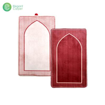 China Stain Resistant Large Memory Foam Prayer Mats Luxury Thick Muslim for sale