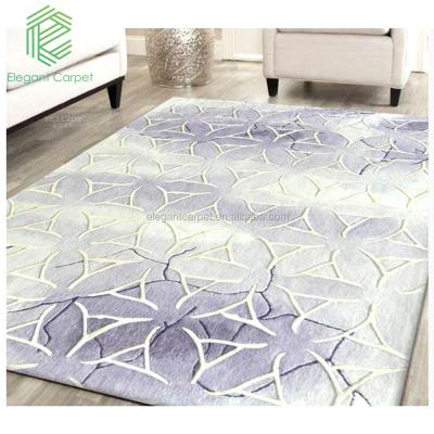 China Eco-friendly.anti-slip.water-proof nz wool rug abstract rugs handmade 100% wool felt rugs for sale