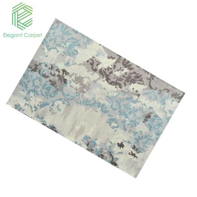 China Modern Designs Non Slip Hand Tufted Floor Mat For Meeting Room for sale