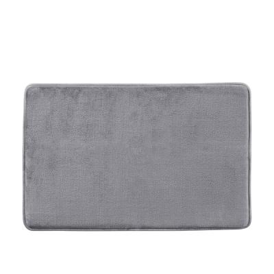 China Sustainable Micro Round Lace Bath Mat Fiber Water Absorbing Memory Foam for sale