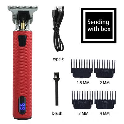 China NEW USB Rechargeable Commercial Electric Hair Cutter Rechargeable Trimmer Equips Shaver Trimmer For Men Barber Professional Beard Trimmer for sale