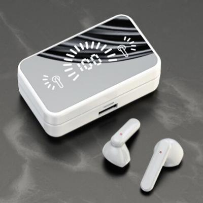 China Waterproof Wireless Headsets TWS 5.0 Delay Low Earbuds Mirror Stereo Earphone Motion Charging Microphone Box Earplugs for sale