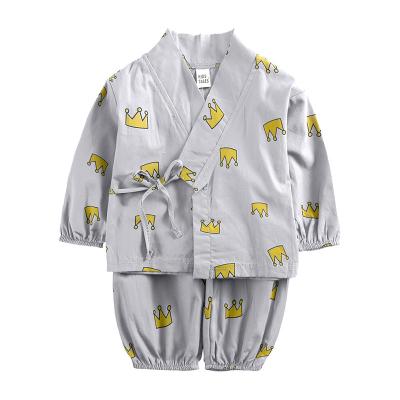 China Comfotable Newborn Infants Cotton Children's Two-piece Suit Boys Clothes Baby Boy Set Clothing for sale