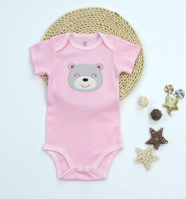 China Warm Breathable Floral Baby Rompers Summer Style Shooting Clothing Toddlers Comfotable Sale Pink Overalls for sale