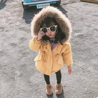 China Wholesale Sustainable Winter Hoodie Down Coat Outwears Children's Clothing Babies' Jackets And Coats With Fur for sale