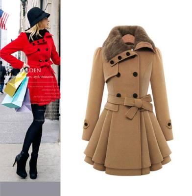 China Hot Sale Anti-wrinkle Plus Size Winter Comfortable Plus Size Faux Fur Warm Women's Anorak Coat Along With Button for sale