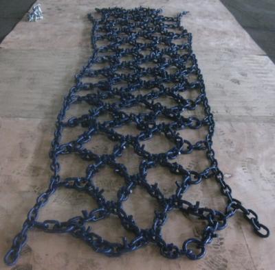 China Tire Protection Chain Alloy Double Diamond Studded Winch Chains for sale