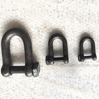 China Fishing Trawl Dee Shackle With Square Head Screw Pin , Fishing Trawl Shackle for sale