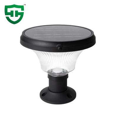 China Good Quality Aluminum+PC Post Aluminum Garden IP54 8Watt LED Outdoor Waterproof Solar Gate Pillar Light for sale