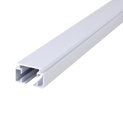 China Eco-friendly Customized Factory Price Hollow Aluminum Profile Remote Control Motorized Sliding Curtain Rail Track for sale