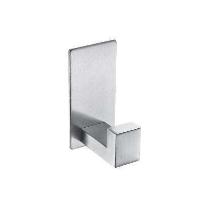 China Modern Wall Mounted SUS 304 Stainless Steel Robe Hook With Hardware Accessories for sale