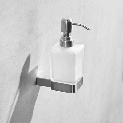 China Square Foam Soap Dispenser Bathroom Accessories Soap Bottle Shampoo Dispenser Glass Soap Dispenser for sale