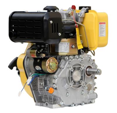 China Air cooled power 7.7kw diesel engine for generator use 10hp portable diesel engine for water pump for sale