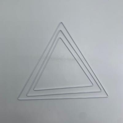 China Metal Triangle Set Metal Geometric Shape Modern Metal Frame for sale