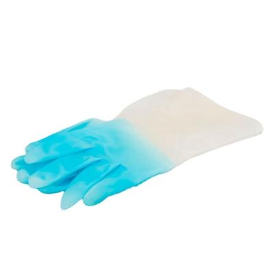 China Clearning Dishwashing Gloves Kitchen Tool Silicone Gloves Gradient Cleaning Color for sale