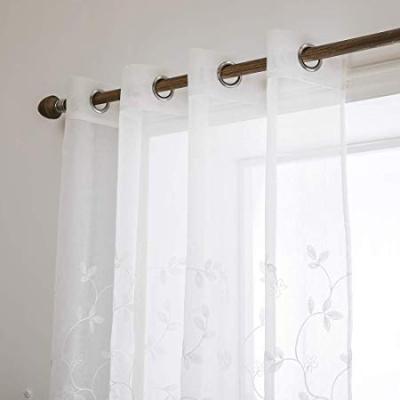 China Blackout Factory Supply Embroidery Window Cloth Curtain Ready Made Design for sale