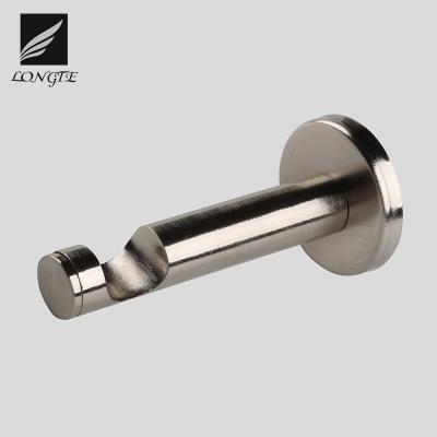 China Safe And Convenient Wall Rod Curtain Bracket Double Hardware Drapery Metal Brackets for sale