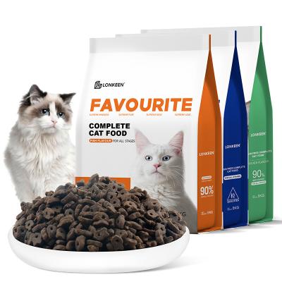 China OEM Science Formula Pet Cat Foods 10KG Protein Viable Natural Rich Chicken Flavors Fish Forms All Age Dry Cat Food for sale