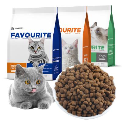 China OEM Factory Price Vegetarian Wholesale Super Sustainable Premium Fresh Grain Free Adult Dry Cat Food Cat Foods Natural for sale