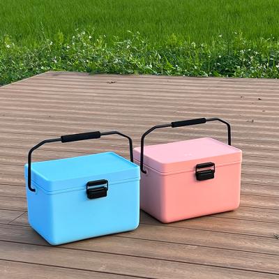 China Wholesale New Design 12L Rotomolded Waterproof Insulated Ice Cooler Box Beverage Box Camping Ice Chest Waterproof Insulated Cooling for sale