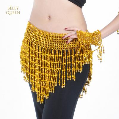 China Hip Scarf Belly Dance Belt with Beads BellyQueen for sale