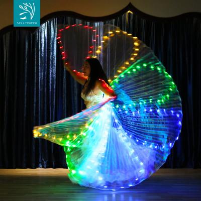 China Prop 288 LED Light Up Belly Dance Isis Wing For Ladies BellyQueen for sale