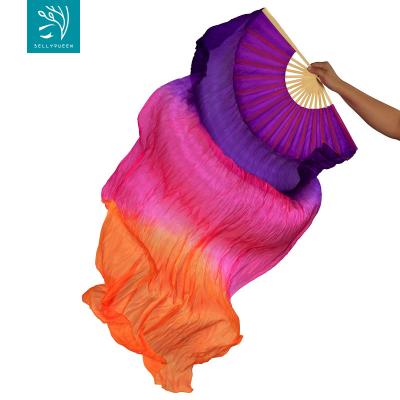 China Silk Fan Belly Dance Fan Veil for Ladies for sale