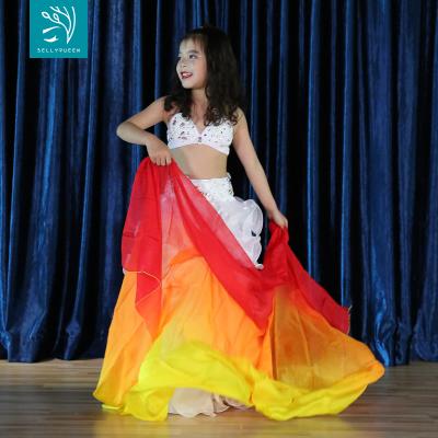 China Veil 100% Silk Kids Belly Dancing Veil BellyQueen 200cm*90cm for sale