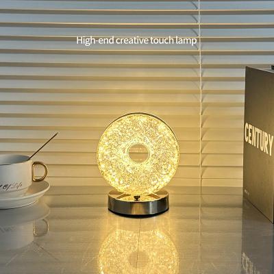 China Red Type The Sense Bedside Light Luxury High-grade Atmosphere, Modern 2023 New Internet Night Lamp Bedroom Ins Girl Charging Light for sale