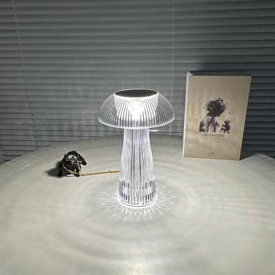 China Creative Modern Border Mushroom Lamp Night Light Shining Colorful Touch Lamp Decorative Bedside Lamp for sale