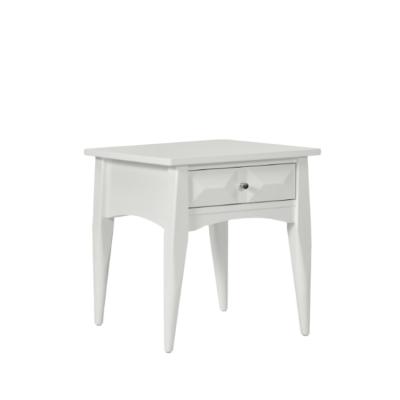 China Modern Hot Sale Modern White Wooden Side Table Coffee Table Classic Living Room End Table for sale