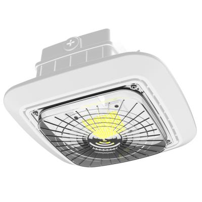 China Warehouse CE RoHS Certified Canopy Light 130LM/W 30W 50W 160 Degree LED Garage Light For Sale for sale