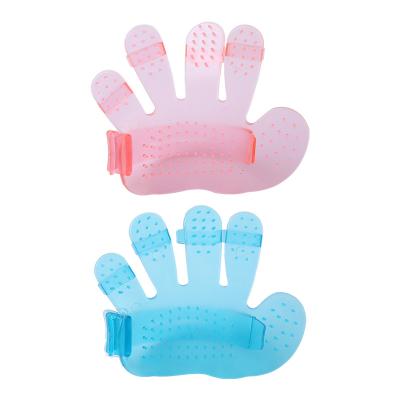 China Viable Five Dogs Cat Fur Massage Silicone Bath Finger Horses Paint Deshedding Hair Cleaning Remover for sale