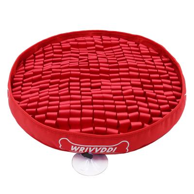 China Breathable Dog Sniffing Pad Can Clean Pet Nostril Treatment Pad Non Slip Puzzle Training Toy Dog Feeding Sniffle for sale