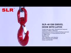 SLR040-G80 SWIVEL HOOK WITH LATCH