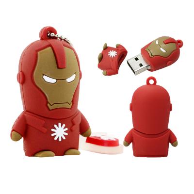 China Cartoon Comic Book Avenger 2GB 4GB 8Gb 16GB 32GB 64GB Iron Man Usb Flash Drive for sale